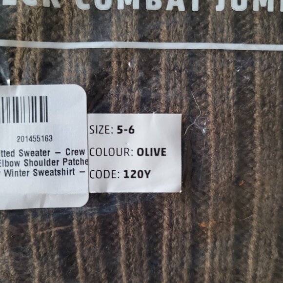 Youth Crew Neck Commando Sweater - Military-Style - Picture 5 of 5